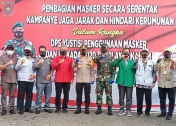 Polda Kaltim Gelar Operasi Yustisi Penggunaan Masker