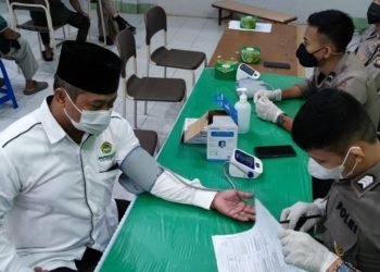 Polda Bermitra dengan LDII Kalbar Gelar Vaksinasi Dosis Kedua
