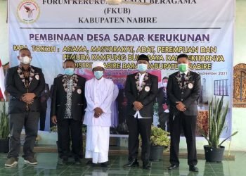FKUB Nabire Gelar Pembinaan Desa Sadar Kerukunan