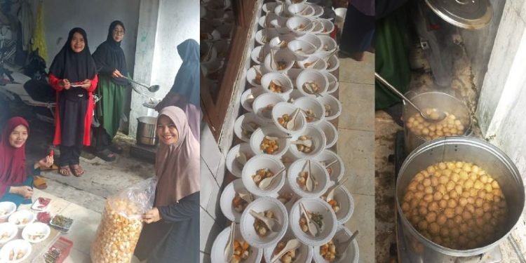 Nyoblos di TPS 06, LDII Katapang Sediakan 500 Porsi Bakso Gratis
