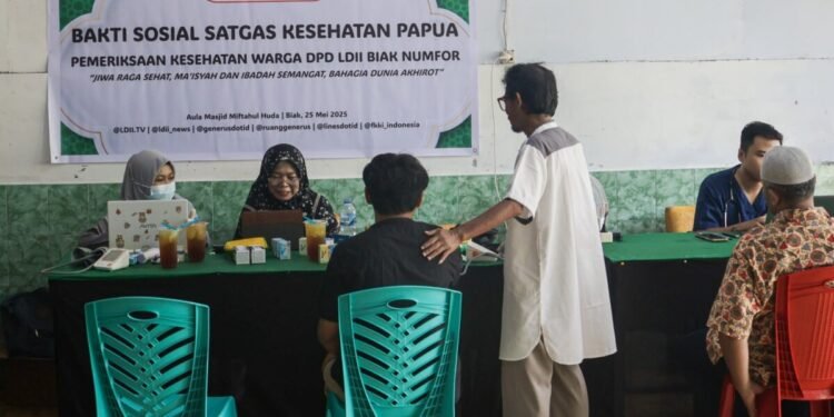 LDII Biak Numfor Selenggarakan Bakti Sosial Kesehatan